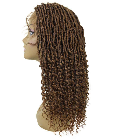Angel Copper Blonde Locs Twists Lace Wig