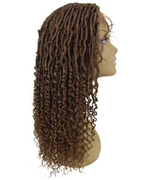 Angel Copper Blonde Locs Twists Lace Wig