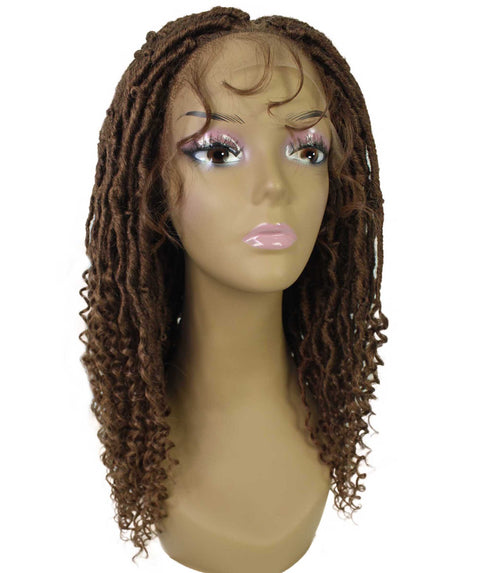 Angel Copper Blonde Locs Twists Lace Wig