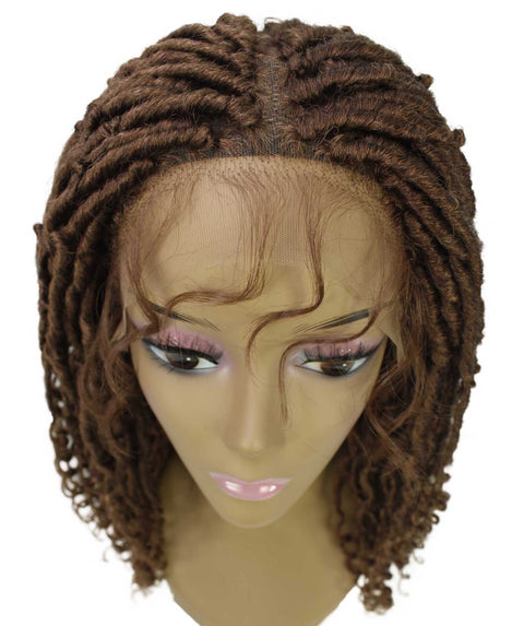 Angel Copper Blonde Locs Twists Lace Wig