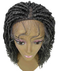 Angel Charcoal Grey Locs Twists Lace Wig