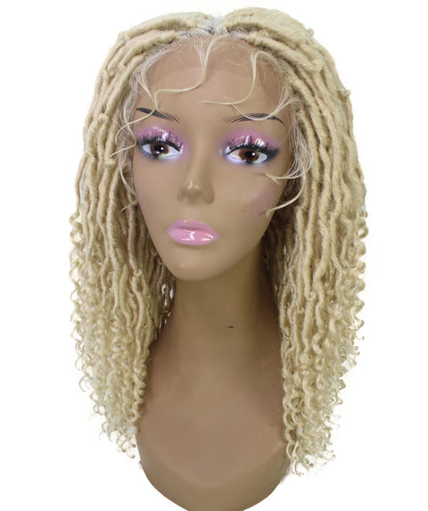 Angel Light Blonde Locs Twists Lace Wig