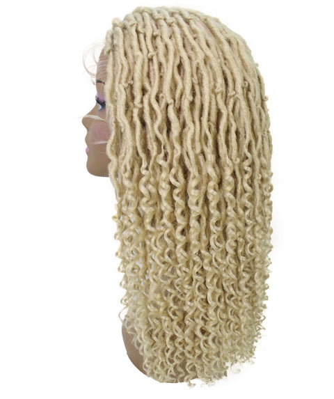 Angel Light Blonde Locs Twists Lace Wig