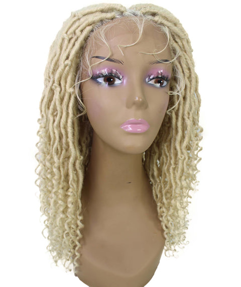 Angel Light Blonde Locs Twists Lace Wig