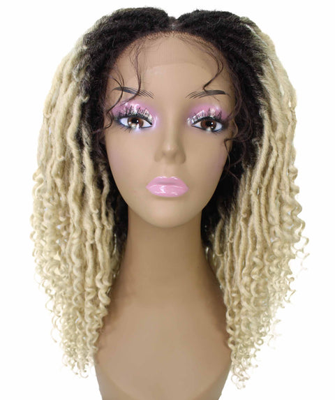 Angel Blonde Ombre Locs Twists Lace Wig