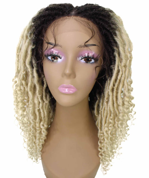Angel Blonde Ombre Locs Twists Lace Wig