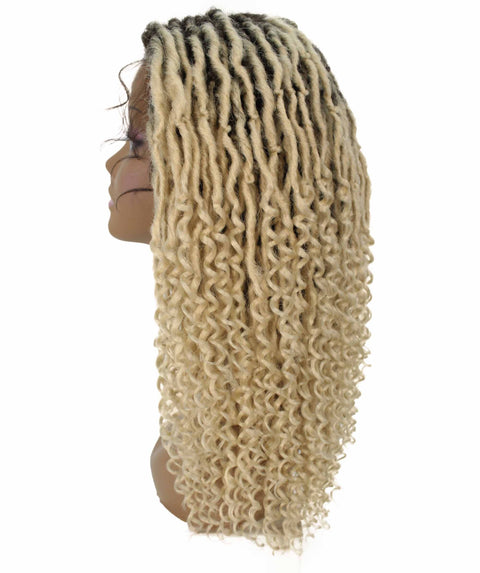 Angel Blonde Ombre Locs Twists Lace Wig