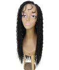 Hailey Black Braids Lace Wig
