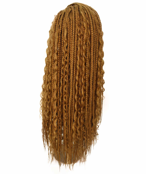 Hailey Golden Blonde Braids Lace Wig