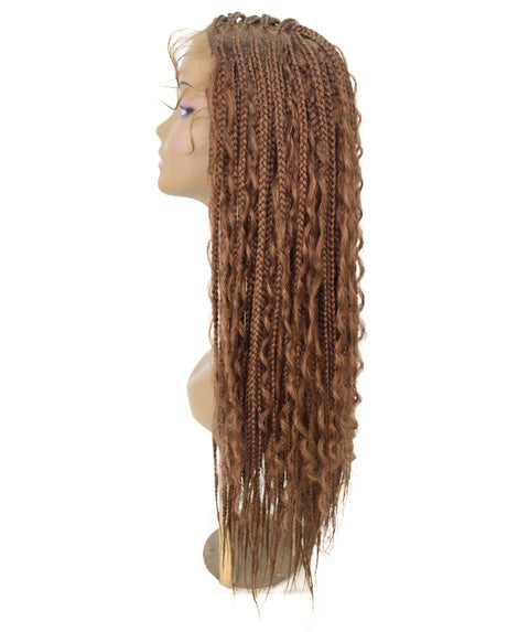 Hailey Copper Blonde Braids Lace Wig