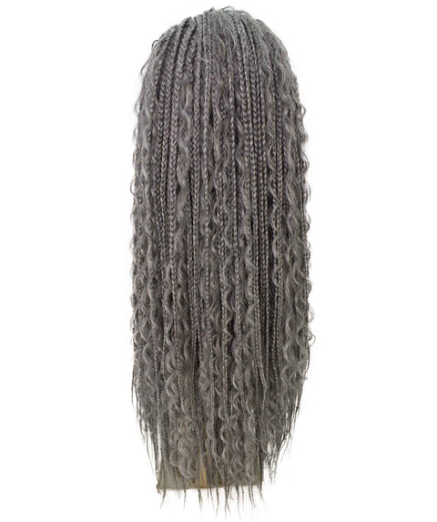 Hailey Grey Braids Lace Wig