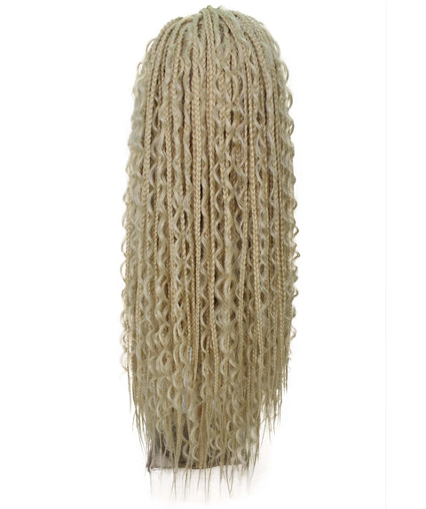 Hailey Light Blonde Braids Lace Wig