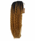 Hailey Honey Blonde Ombre Braids Lace Wig