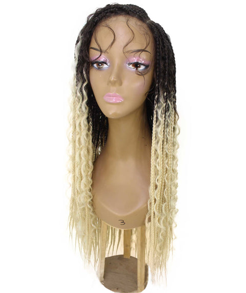 Hailey Blonde Ombre Braids Lace Wig