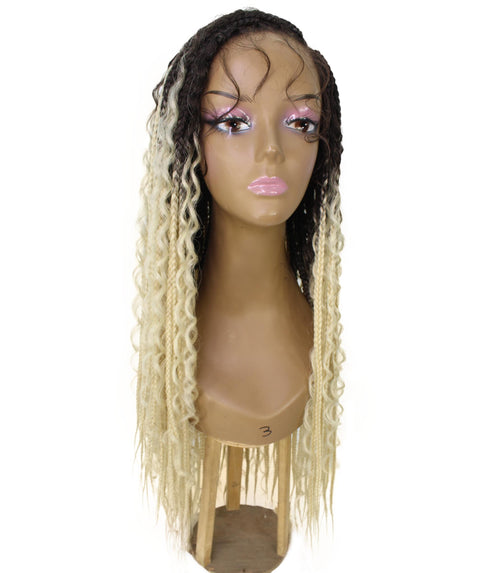 Hailey Blonde Ombre Braids Lace Wig