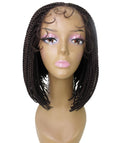 Jayla Medium Brown Box Braids Lace Wig