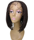 Jayla Medium Brown Box Braids Lace Wig