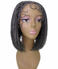 Jayla Charcoal Grey Box Braids Lace Wig