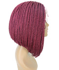Jayla Burgundy Box Braids Lace Wig