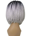 Jayla Grey Ombre Box Braids Lace Wig