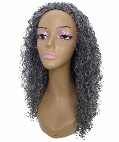 Makayla Brown with Caramel Curls Half Cap Wig