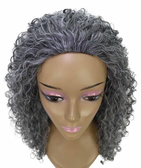 Makayla Brown with Caramel Curls Half Cap Wig