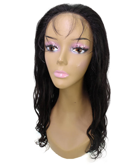 Mandisa Natural Black Layered Lace Wig