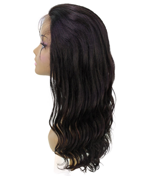 Mandisa Natural Black Layered Lace Wig