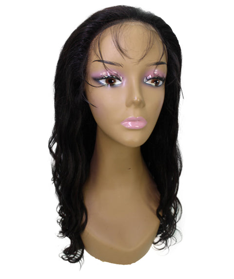 Mandisa Natural Black Layered Lace Wig