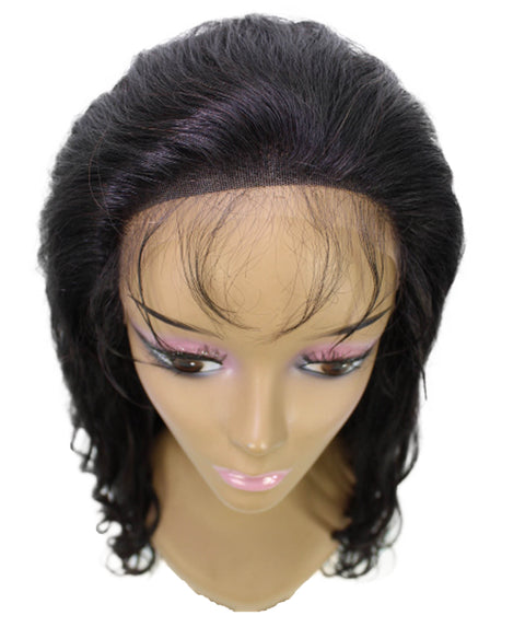 Mandisa Natural Black Layered Lace Wig
