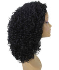 Tatiana Black Curls Half Wig