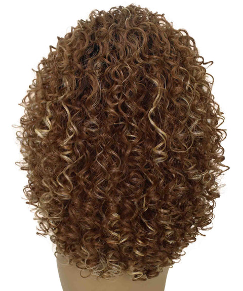 Tatiana Black Blend Curls Half Wig