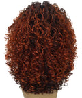 Tatiana Medium Brown to Black Blend Curls Half Wig