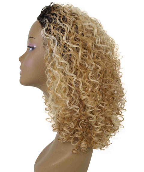 Tatiana Brown Blend Curls Half Wig