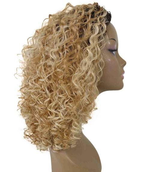 Tatiana Brown Blend Curls Half Wig