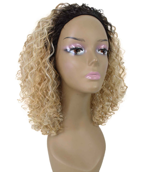 Tatiana Brown Blend Curls Half Wig