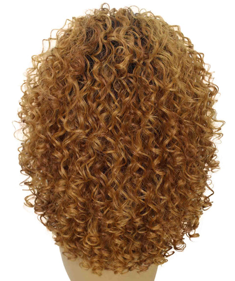 Tatiana Honey Alburn Curls Half Wig