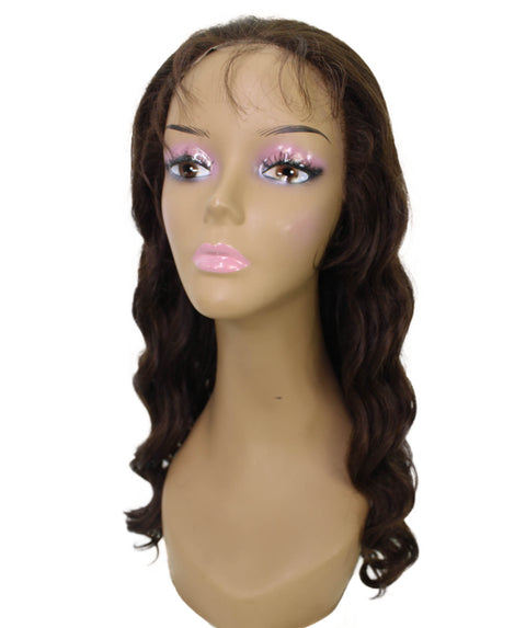 Mandisa Dark Brown Layered Lace Wig