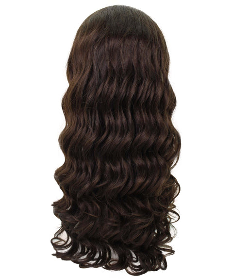 Mandisa Dark Brown Layered Lace Wig