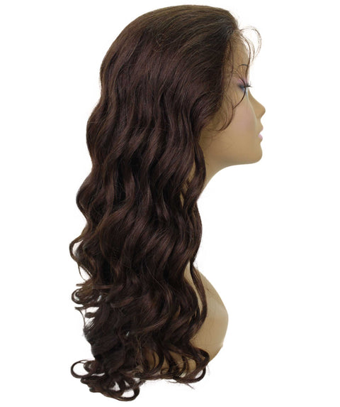 Mandisa Dark Brown Layered Lace Wig