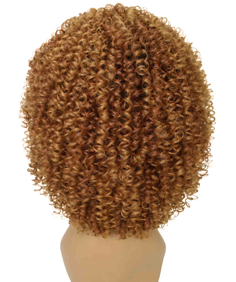 Alexandra Honey Alburn Curly Layered Half Wig