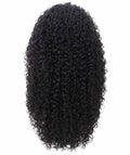 Isadora Natural Black Flowing Curl Half Wig