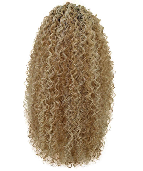 Isadora Brown Blend Flowing Curl Half Wig