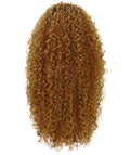 Isadora Honey Alburn Flowing Curl Half Wig