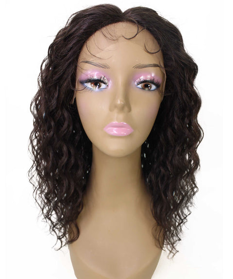 Sakina Dark Brown Curly Lace Wig