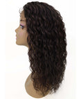 Sakina Dark Brown Curly Lace Wig