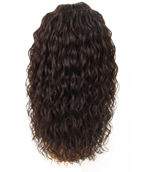 Sakina Dark Brown Curly Lace Wig