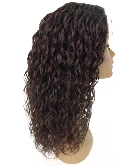 Sakina Dark Brown Curly Lace Wig
