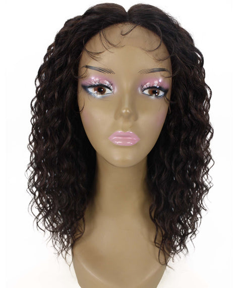 Sakina Natural Brown Curly Lace Wig