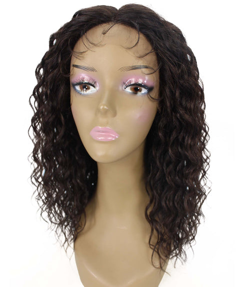 Sakina Natural Brown Curly Lace Wig